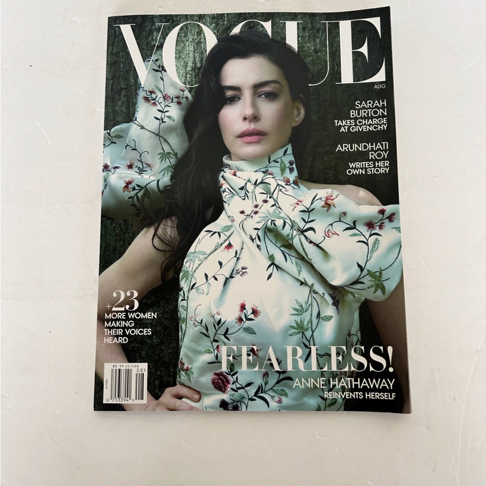 Vogue August 2025 featuring Anne Hathaway